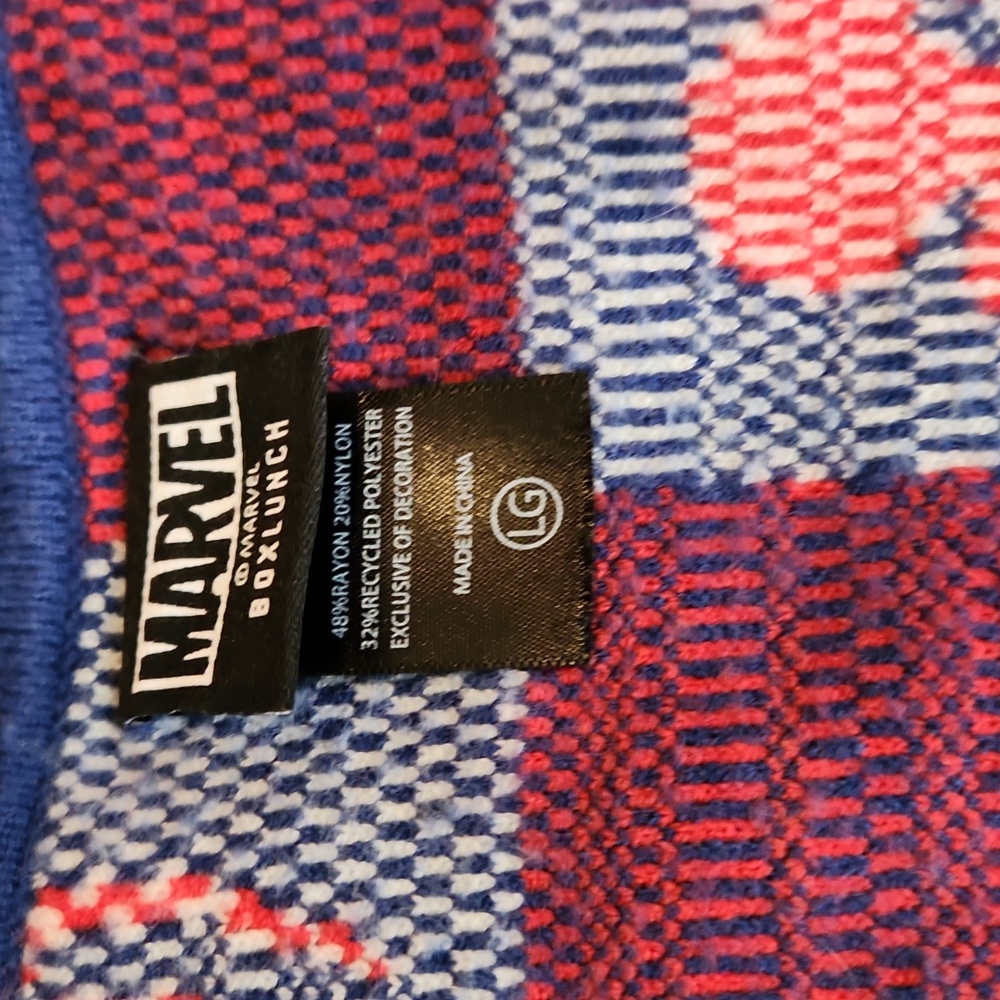 Marvel Spider-Man Floral Checkered Womens Cardigan - Picture 3 of 4